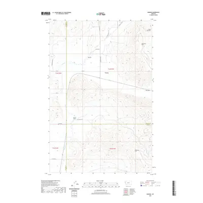2020 Map of Niarada, 2020 Print