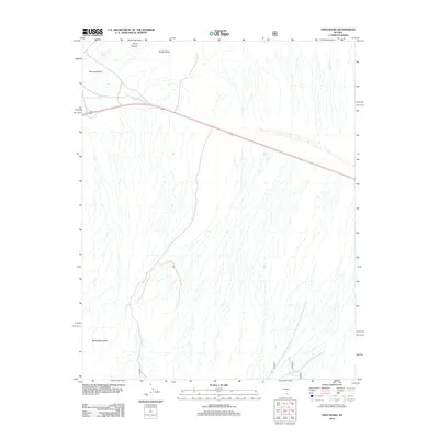 2012 Map of Niavi Wash, 2012 Print