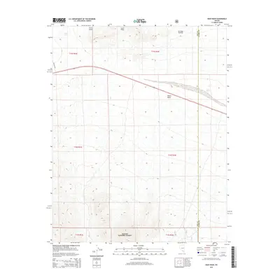 2015 Map of Niavi Wash, 2015 Print