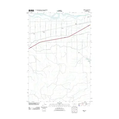 2011 Map of Nibbe, 2011 Print