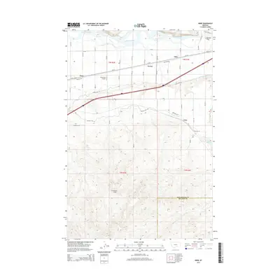 2014 Map of Nibbe, 2014 Print