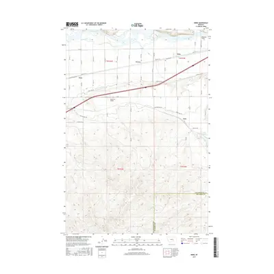 2017 Map of Nibbe, 2017 Print