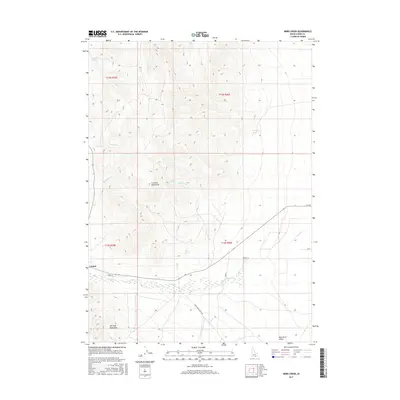 2017 Map of Nibbs Creek, 2017 Print