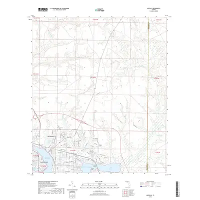2018 Map of Niceville, 2018 Print