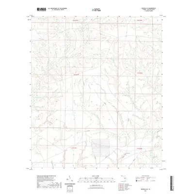 2021 Map of Niceville SE, 2021 Print