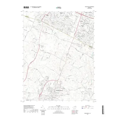 2019 Map of Nicholasville, 2019 Print