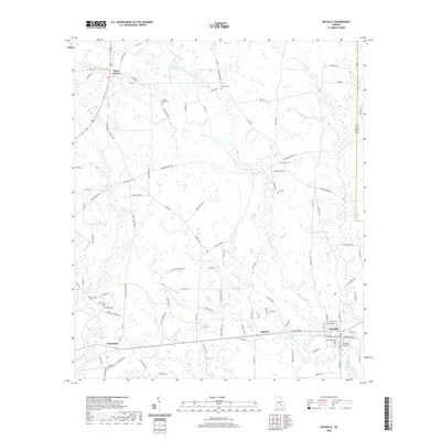 2020 Map of Nicholls, 2020 Print