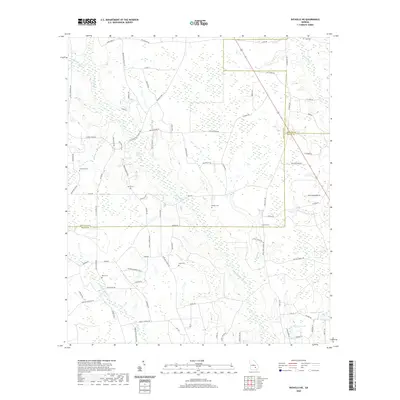 2020 Map of Nicholls NE, 2020 Print