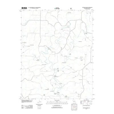 2012 Map of Nichols Knob, 2012 Print