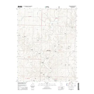 2015 Map of Nichols Knob, 2015 Print