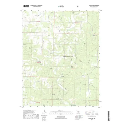 2017 Map of Nichols Knob, 2017 Print