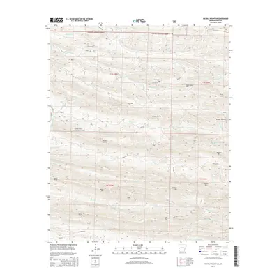 2014 Map of Nichols Mountain, 2014 Print