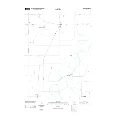 2013 Map of Nichols, 2013 Print