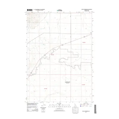 2013 Map of Nichols Reservoir, 2013 Print