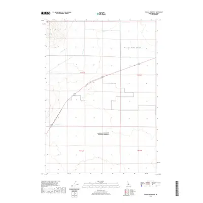 2020 Map of Nichols Reservoir, 2020 Print