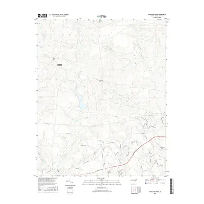 2016 Map of Nicholson Creek, 2016 Print