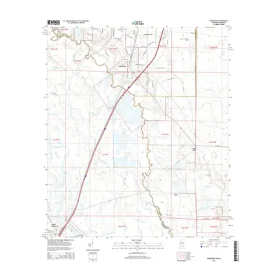 2015 Map of Nicholson, 2015 Print