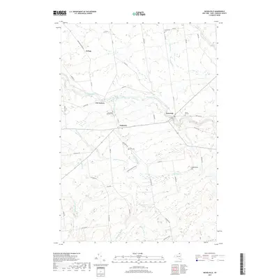 2019 Map of Nicholville, 2019 Print