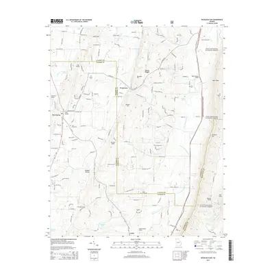 2014 Map of Nickajack Gap, 2014 Print