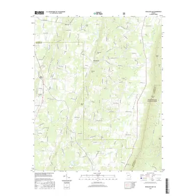 2017 Map of Nickajack Gap, 2017 Print