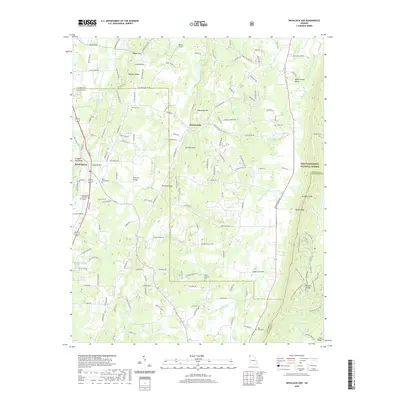 2020 Map of Nickajack Gap, 2020 Print