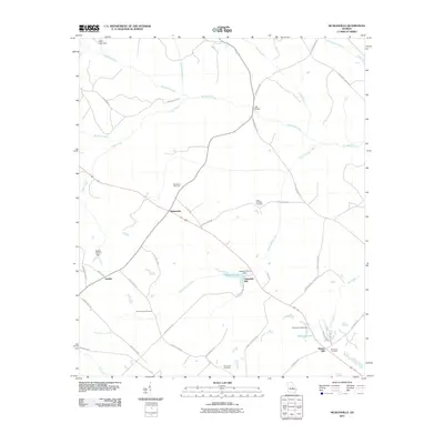 2011 Map of Nicklesville, 2011 Print