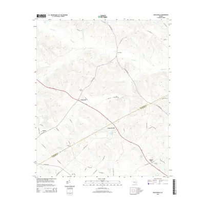2014 Map of Nicklesville, 2014 Print