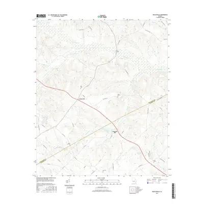 2017 Map of Nicklesville, 2017 Print