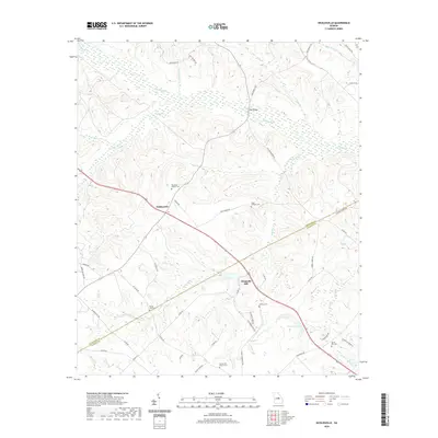 2020 Map of Nicklesville, 2020 Print
