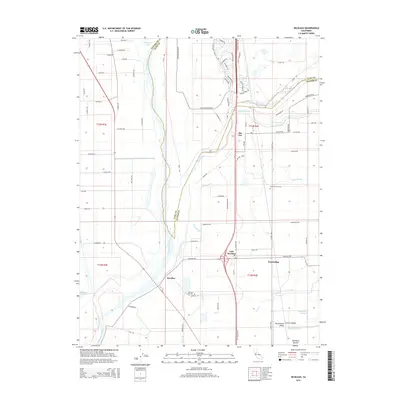 2015 Map of Nicolaus, 2015 Print