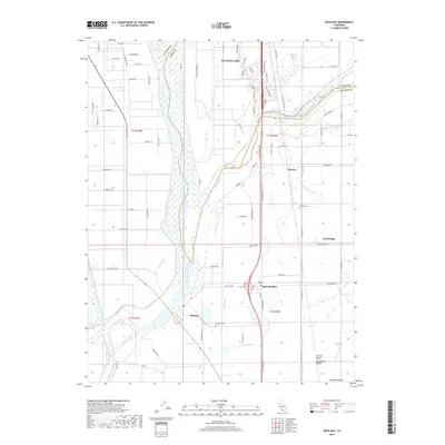2018 Map of Nicolaus, 2018 Print