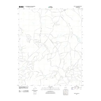 2010 Map of Nicoll Lake, 2010 Print