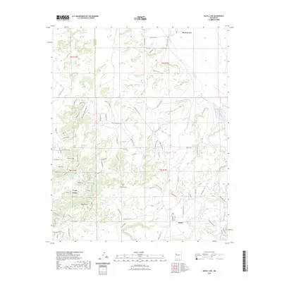 2023 Map of Nicoll Lake, 2023 Print