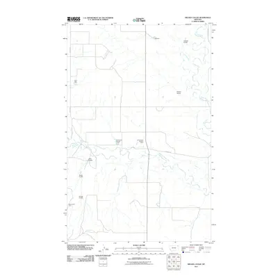 2011 Map of Nielsen Coulee, 2011 Print