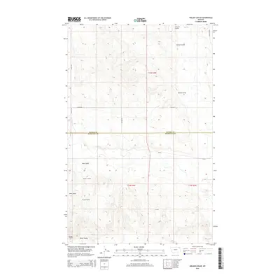 2014 Map of Nielsen Coulee, 2014 Print