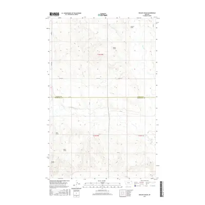 2017 Map of Nielsen Coulee, 2017 Print