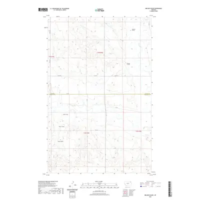 2020 Map of Nielsen Coulee, 2020 Print