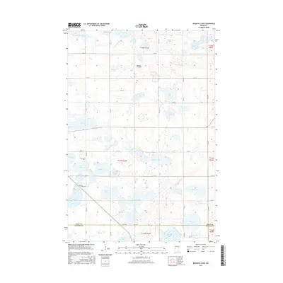 2016 Map of Niemackl Lakes, 2016 Print