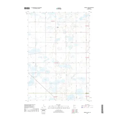 2019 Map of Niemackl Lakes, 2019 Print