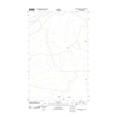 2011 Map of Nightshoot Coulee, 2011 Print