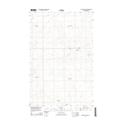 2014 Map of Nightshoot Coulee, 2014 Print