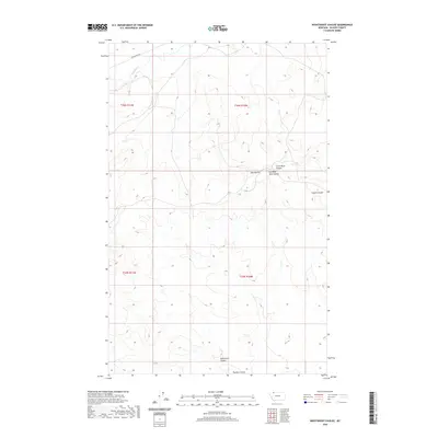 2020 Map of Nightshoot Coulee, 2020 Print
