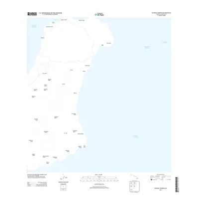 2013 Map of Niihau North, 2013 Print