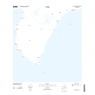 2013 Map of Niihau South, 2013 Print