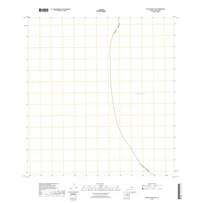 2017 Map of Niihau South OE W, 2017 Print