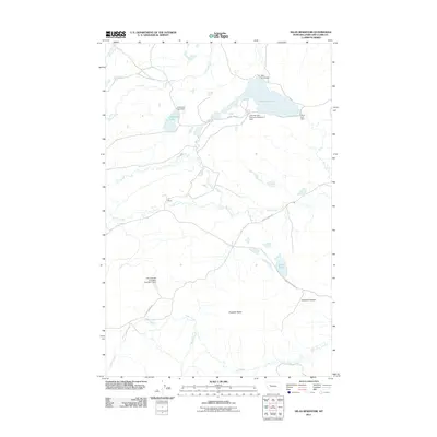 2011 Map of Nilan Reservoir, 2011 Print