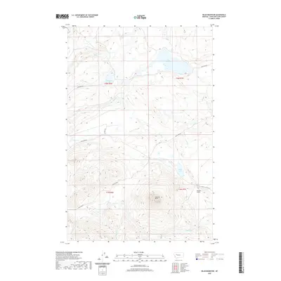 2020 Map of Nilan Reservoir, 2020 Print