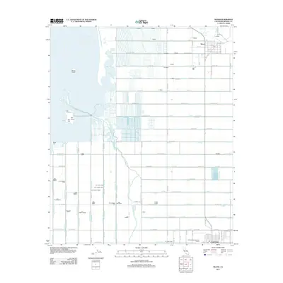 2012 Map of Niland, 2012 Print
