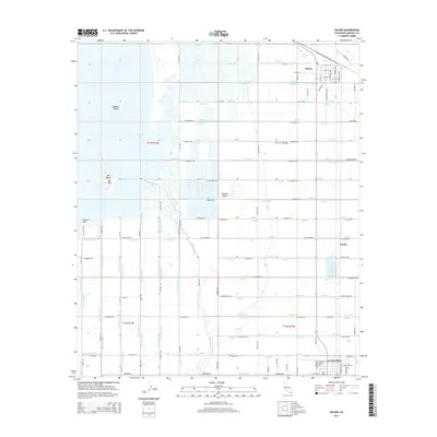 2015 Map of Niland, 2015 Print
