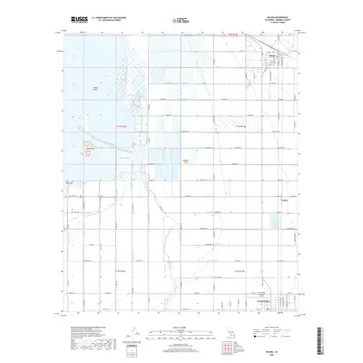 2018 Map of Niland, 2018 Print